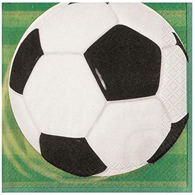3D FOOTBALL LUNCHEON NAPKIN 16-PIECES